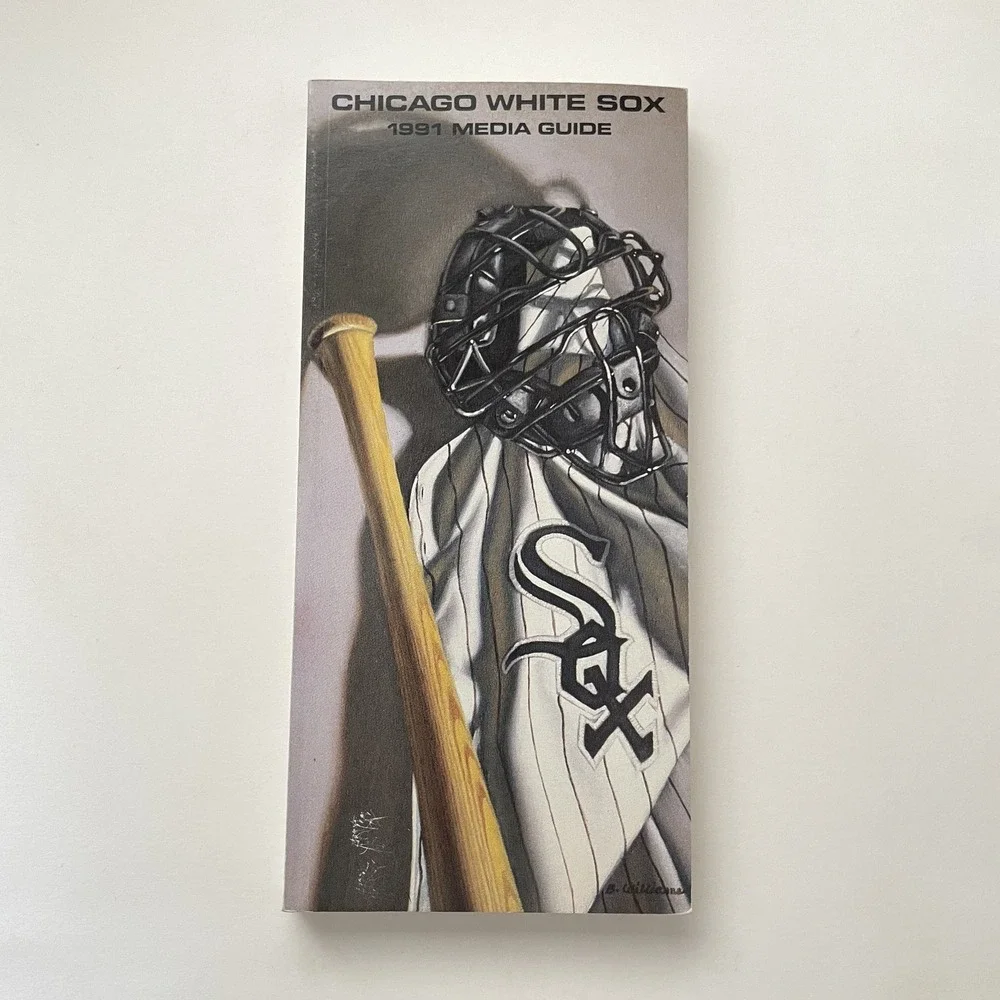 1991 Chicago White Sox MLB Baseball Official Media Guide Vintage Publication